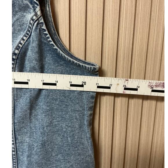 Frye Women’s Denim Button-Down Mini Dress Size XL - Picture 8 of 8